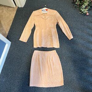 Jacket and skirt (matching suit) by Hugo Buscati - Size 6